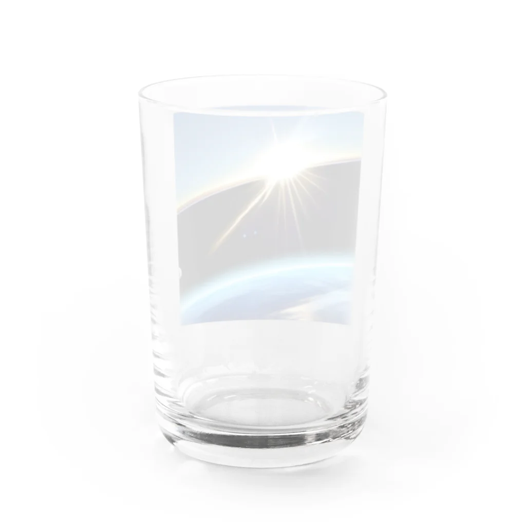 dolphineの宇宙へGo! Water Glass :back