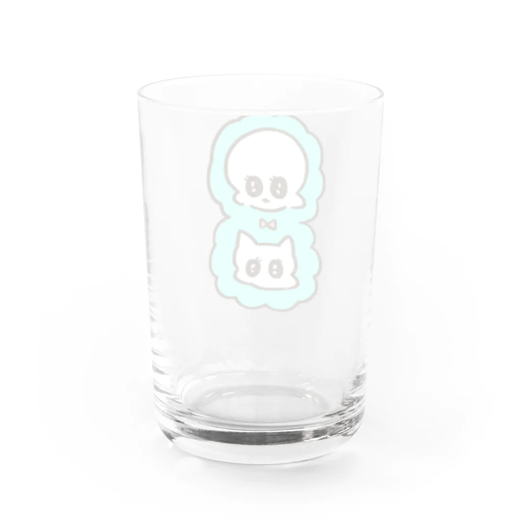 やまもとりえの8月ちゃん Water Glass :back