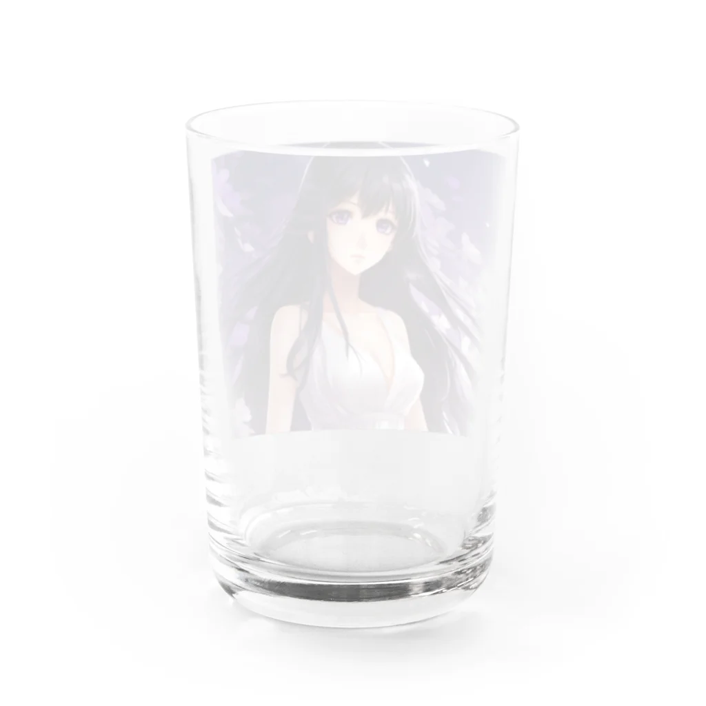 YuzuKiの女神ちゃん Water Glass :back