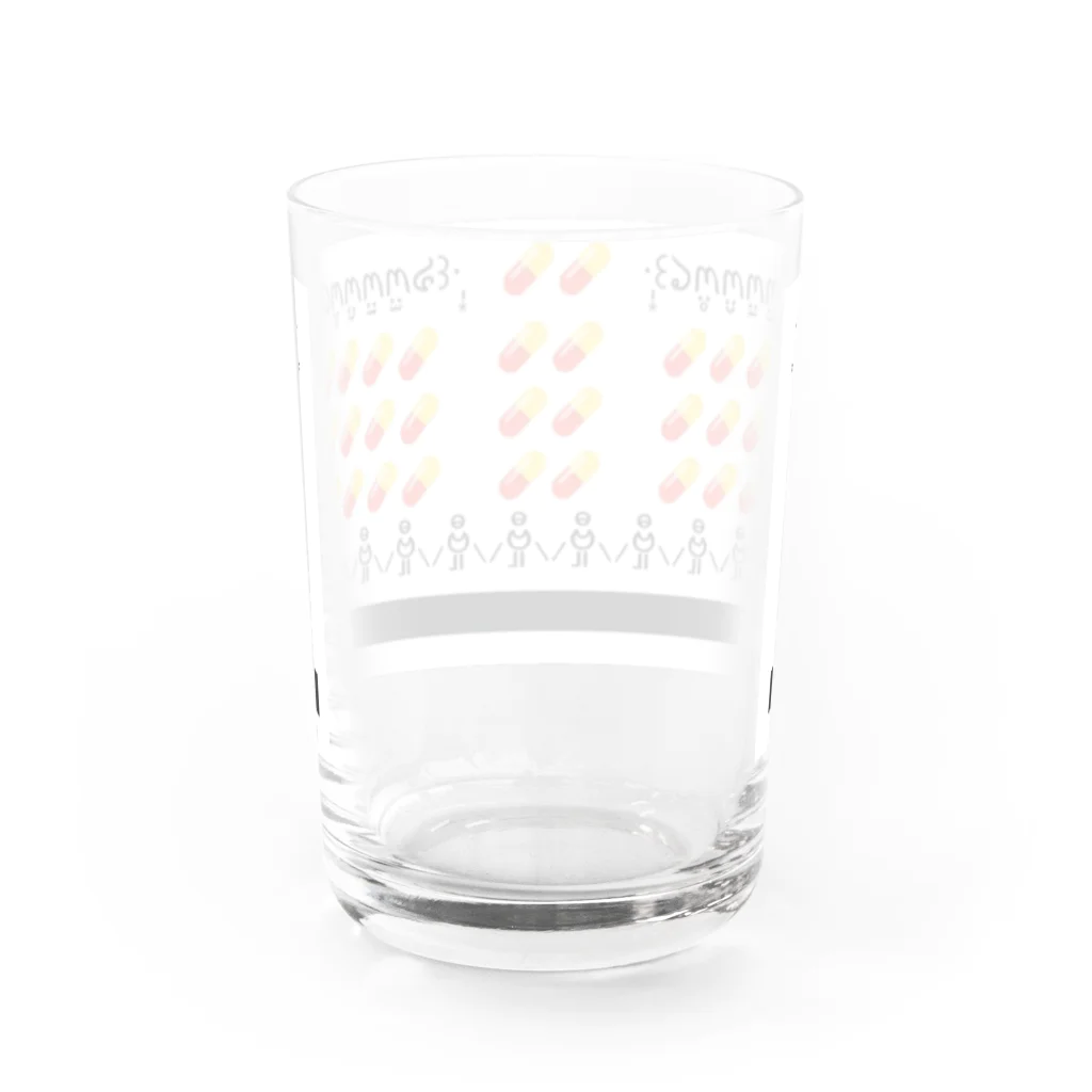 OfficeTimoのくるげろ Water Glass :back