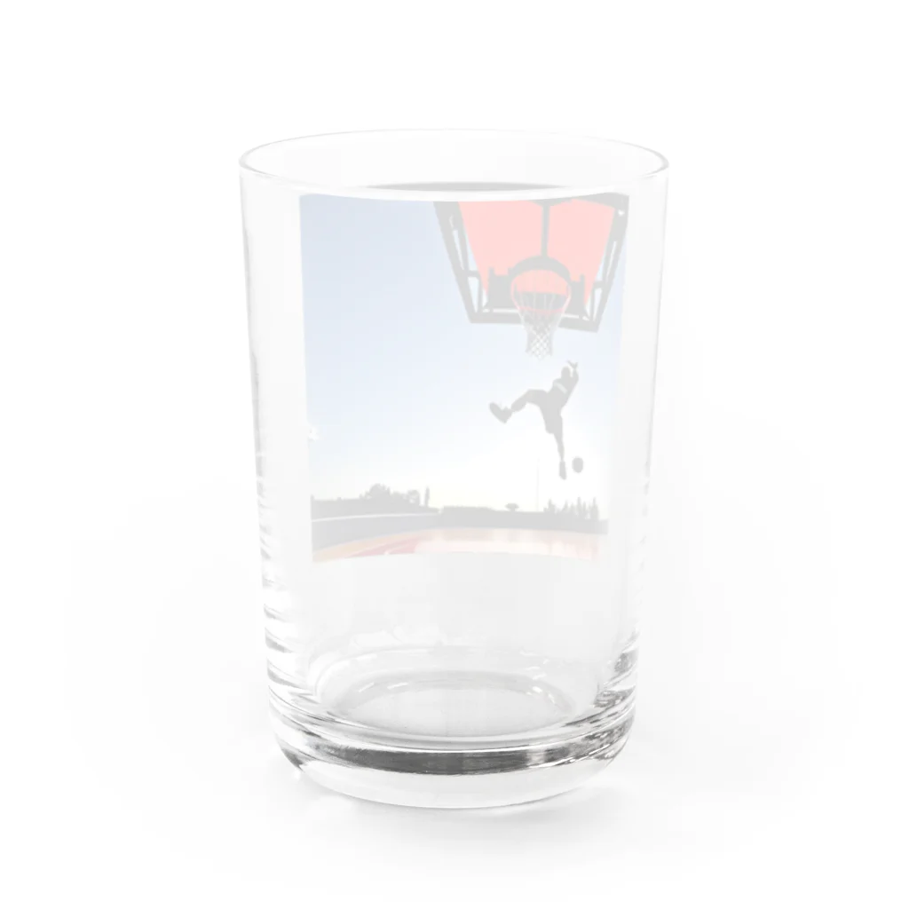 HIDEのかっこいいバスケットボール Water Glass :back