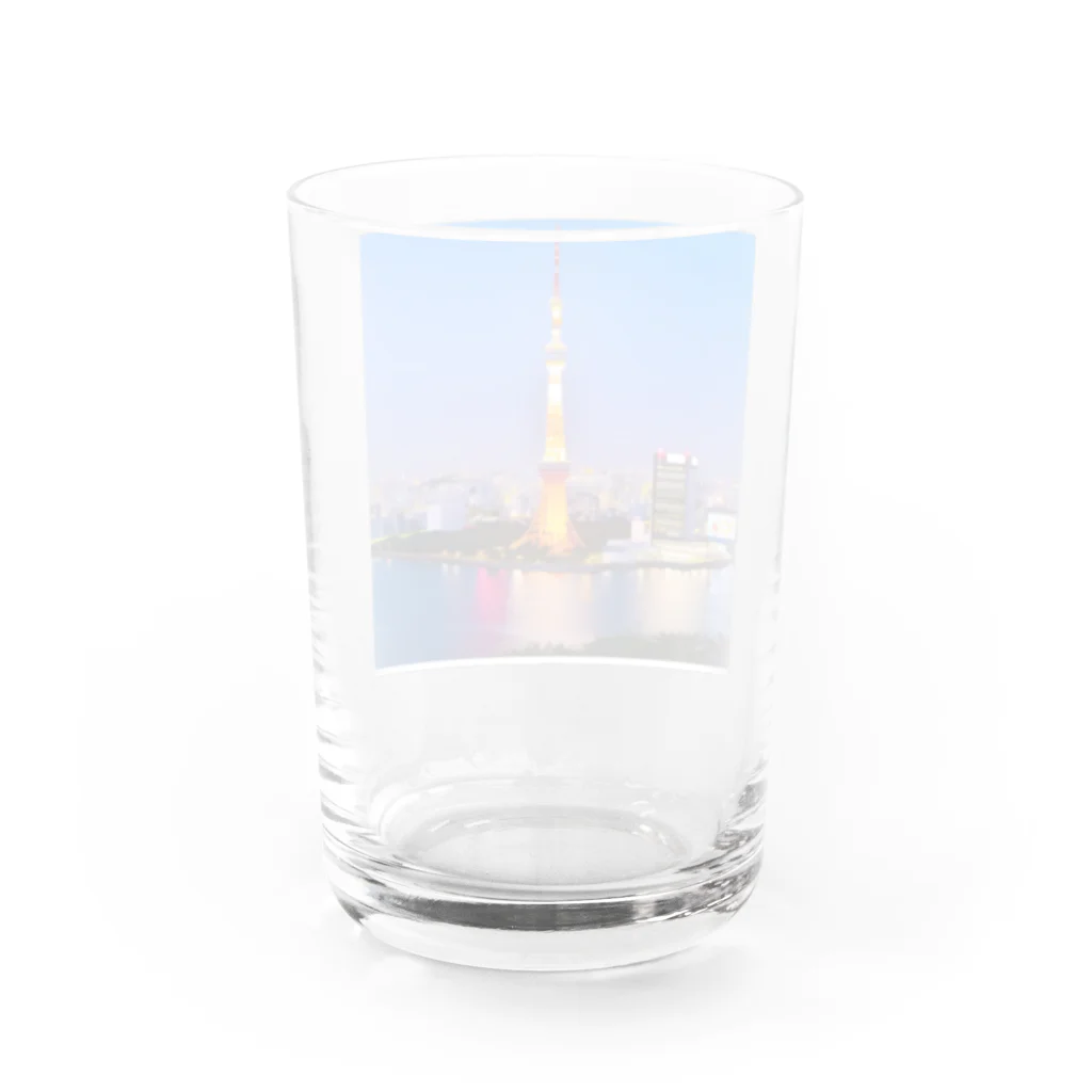 megu_suzuriのTOKYOグッズ Water Glass :back