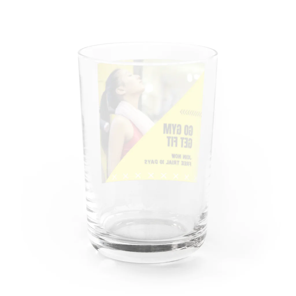 やさぐれメタルのLet's go GYM....Yeeeessss Water Glass :back