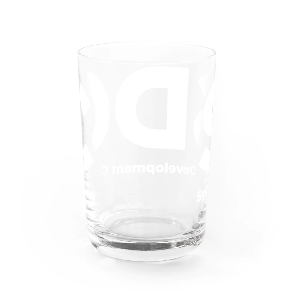 SDC Goods!!のBig LOGO グラス！ Water Glass :back