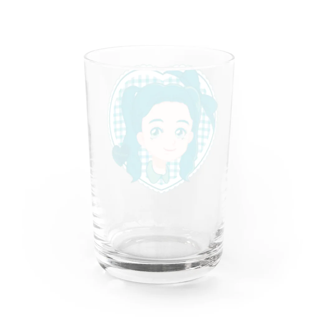 Charmy/デザイナー・イラストレーターのターコイズちゃん Water Glass :back