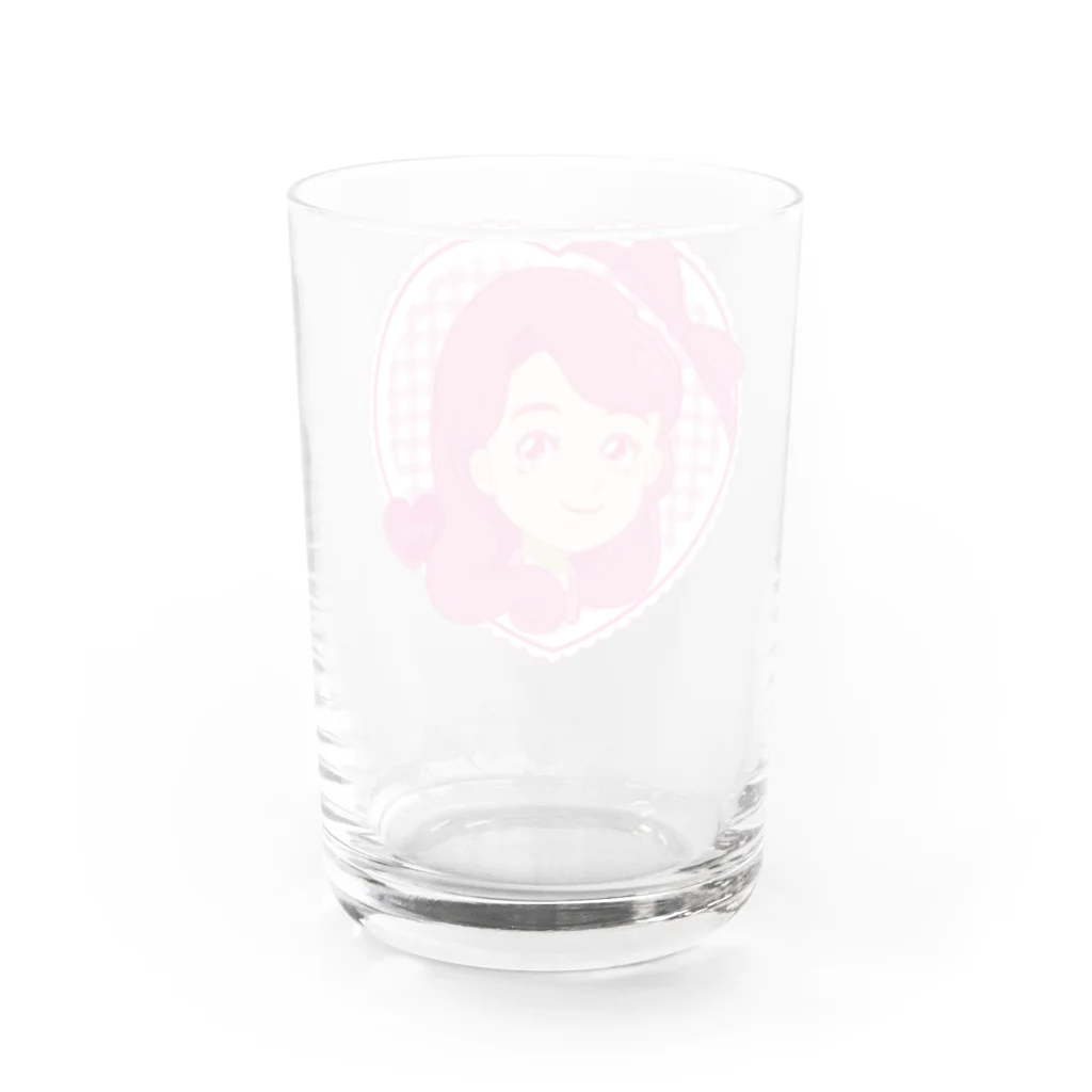 Charmy/デザイナー・イラストレーターのピンクちゃん Water Glass :back