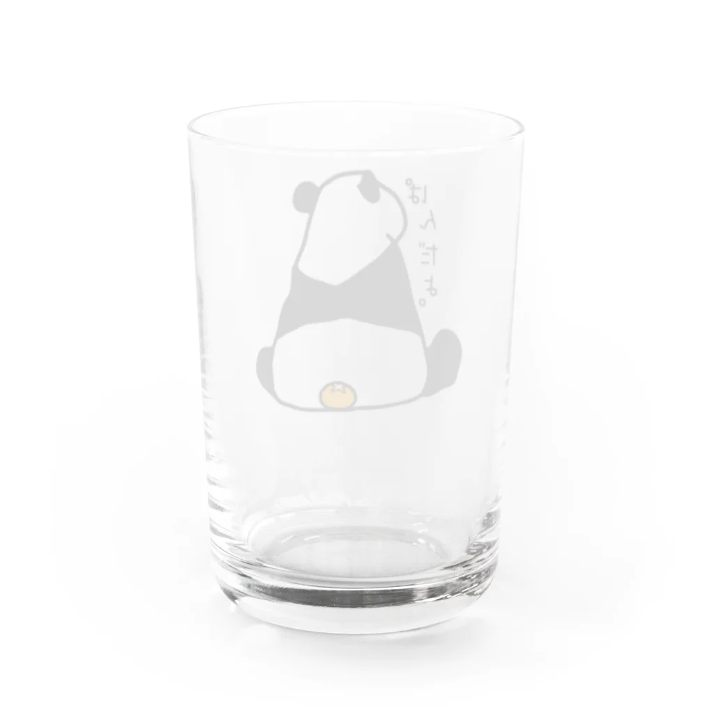 sai-nai_ひみつきちのぱんだよ。 Water Glass :back