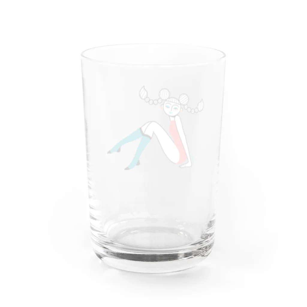 sawaharaのかに座ガール Water Glass :back