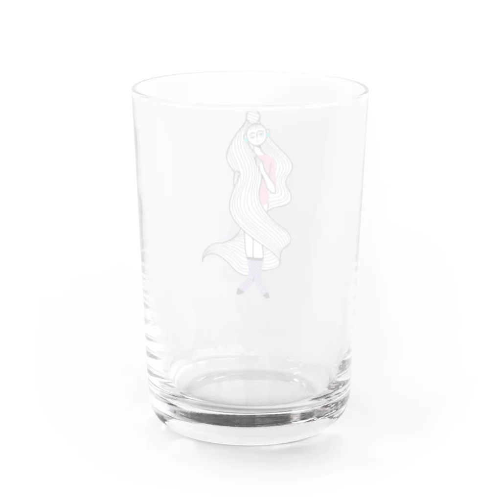 sawaharaのみずがめ座ガール Water Glass :back