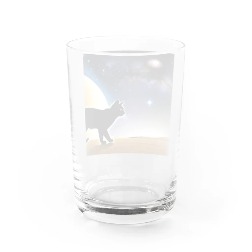 genki-cyatoの火星猫 Water Glass :back