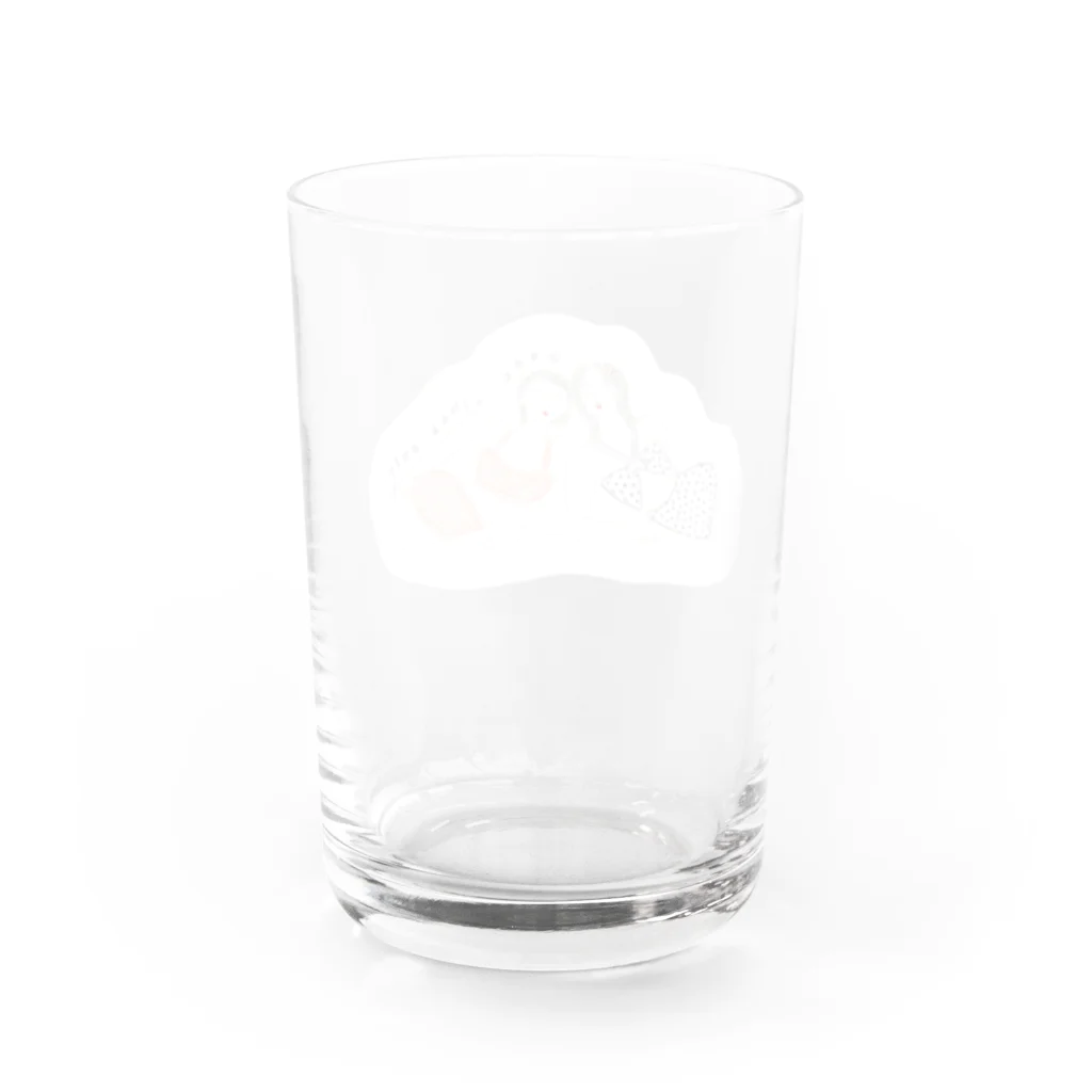 オオツカナノハのGood vibes only Water Glass :back