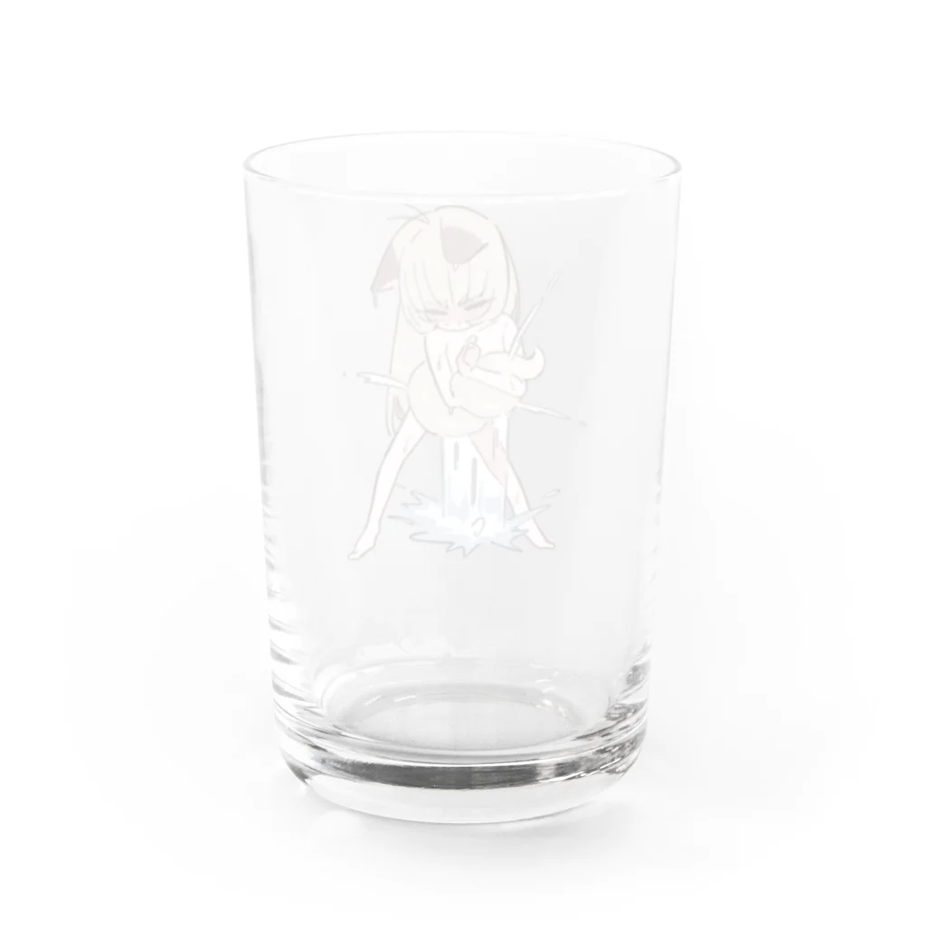 ぼうえんのおしぼりぬかちゃん Water Glass :back