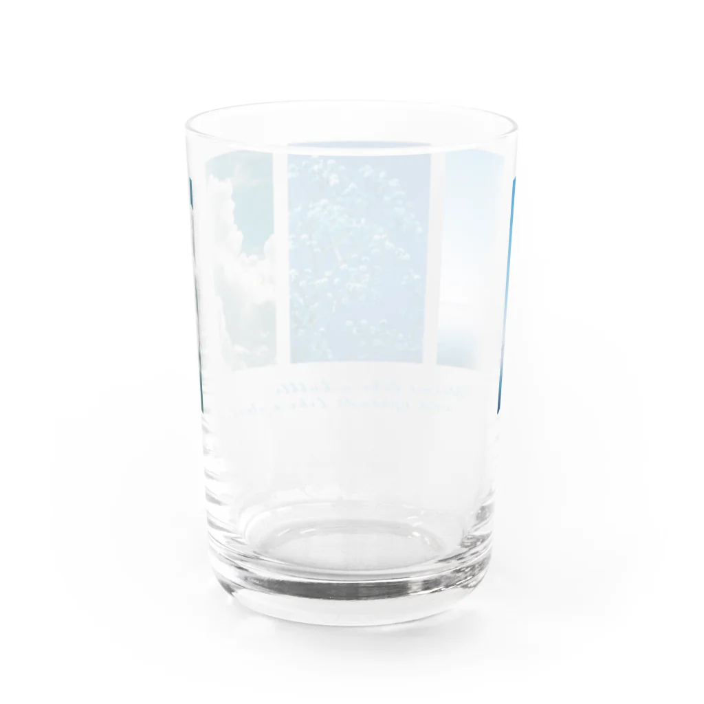 sumitaropの青に染まる Water Glass :back