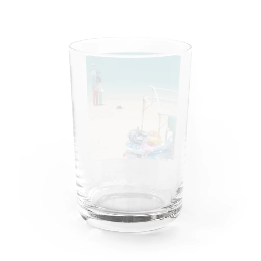 ★☆★Japan・Goods★☆★の沖縄の砂浜をプリントしたグッズ グラス反対面