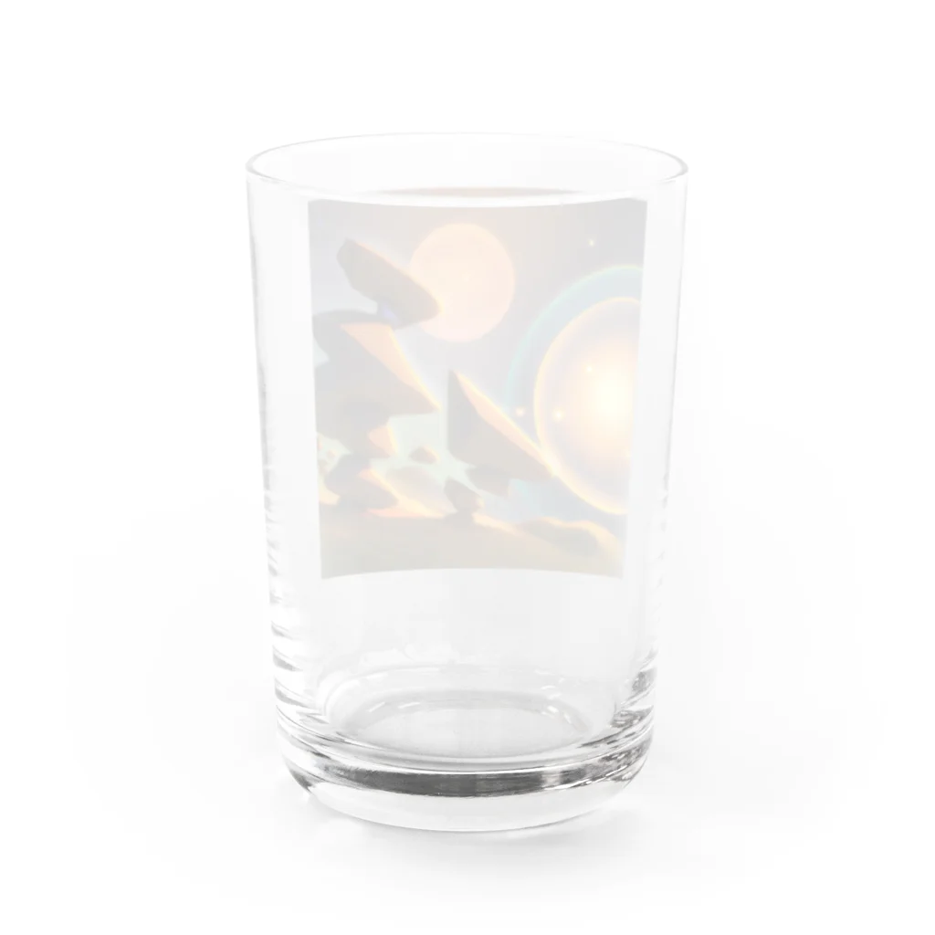 Hill Shopの奇抜な図形 Water Glass :back