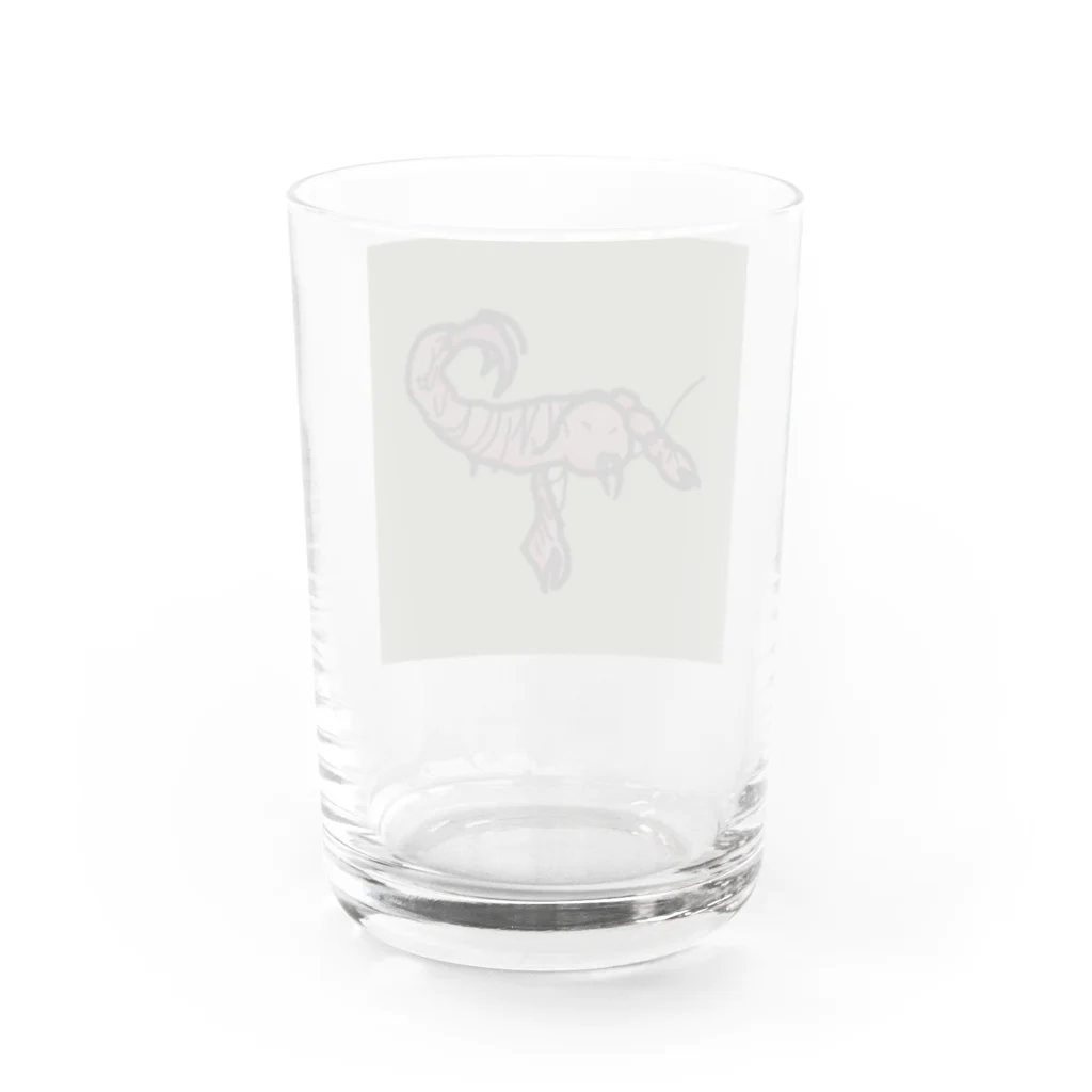 M's Kの中国4000年のサソリ Water Glass :back