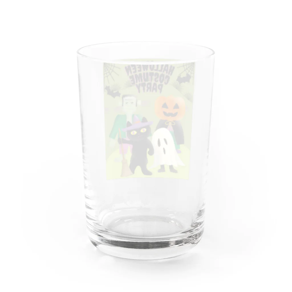 satoharuのハロウィンの仮装パーティー Water Glass :back