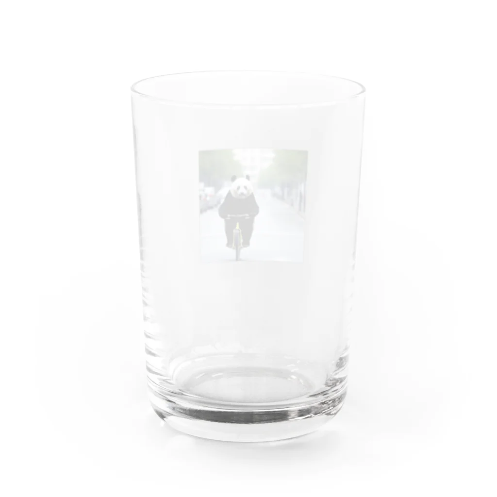 akinko1536の爆走パンダ Water Glass :back