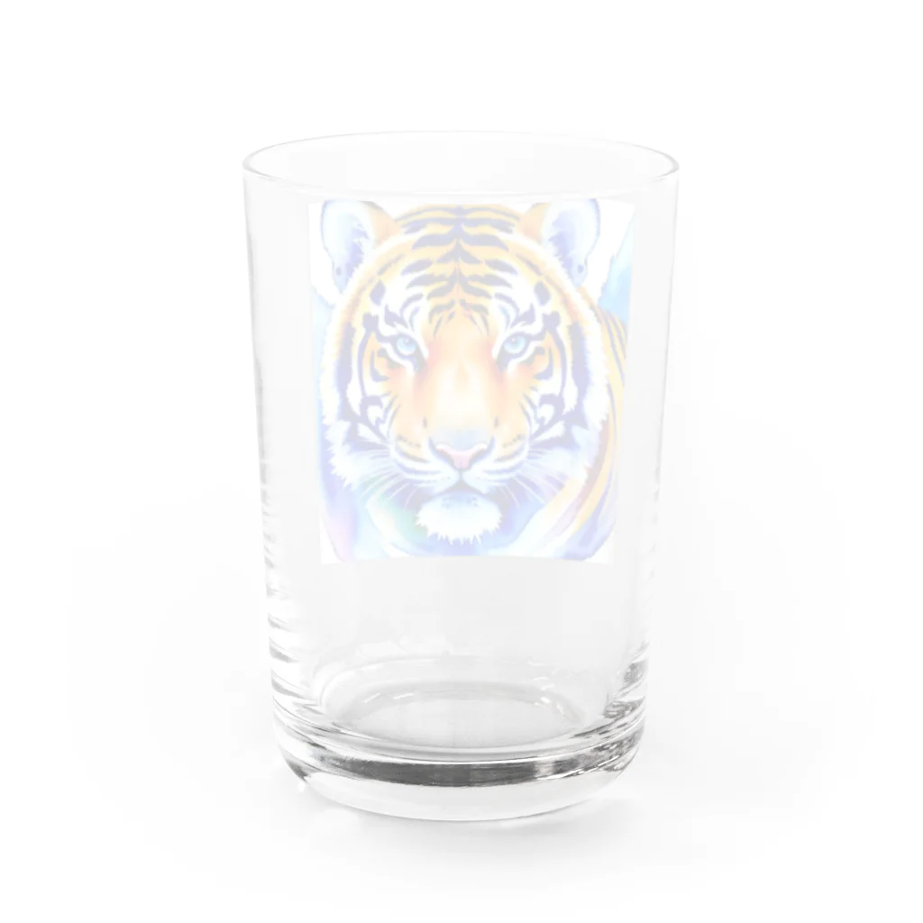 ZUKASAMAのワイルドな虎🐯 Water Glass :back