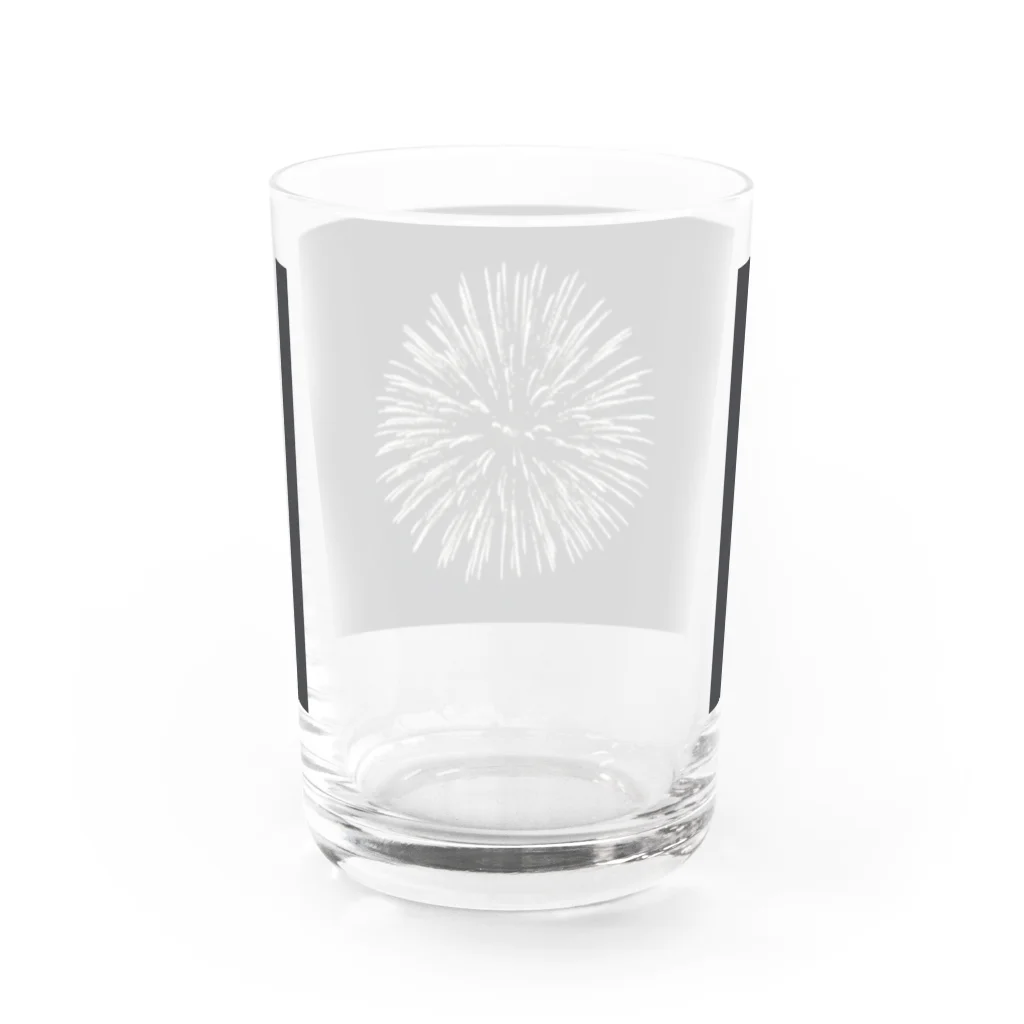 ダブル15の満開花火 Water Glass :back