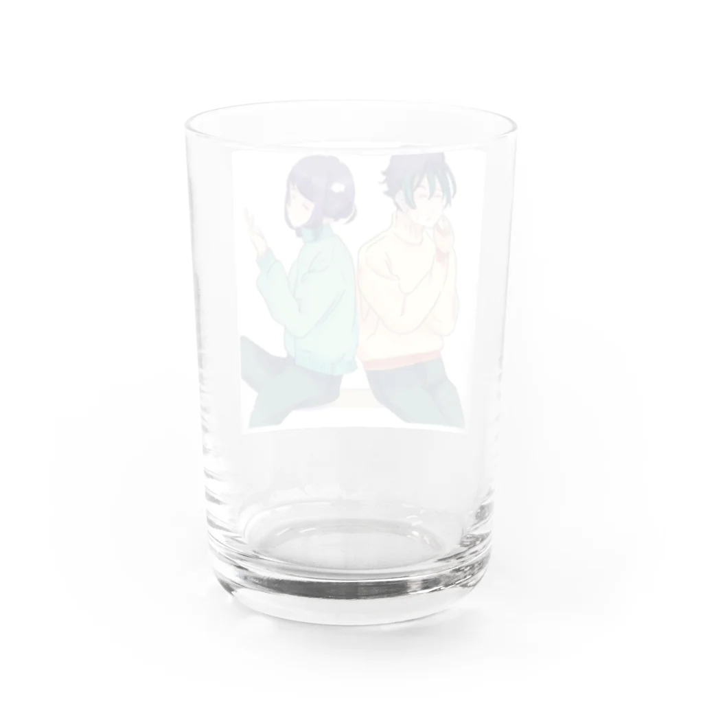 kappaの背中合わせで語り合う Water Glass :back