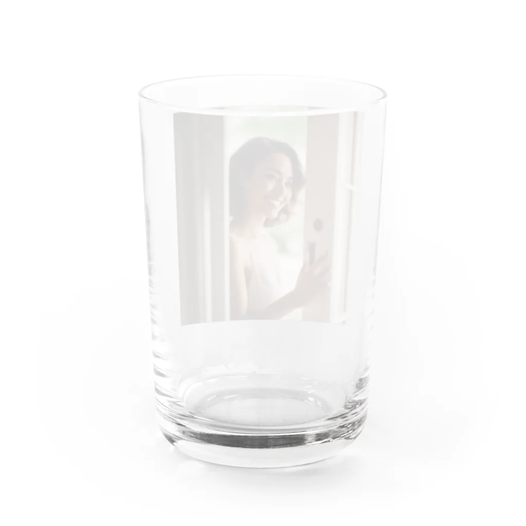 NOBIIDAの笑顔がすてき Water Glass :back