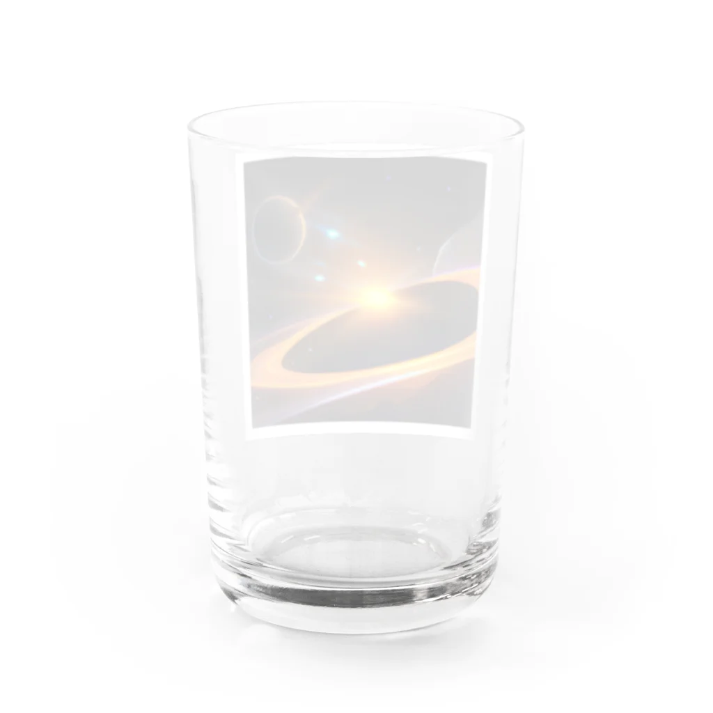 wado_dの幻想的な宇宙 Water Glass :back
