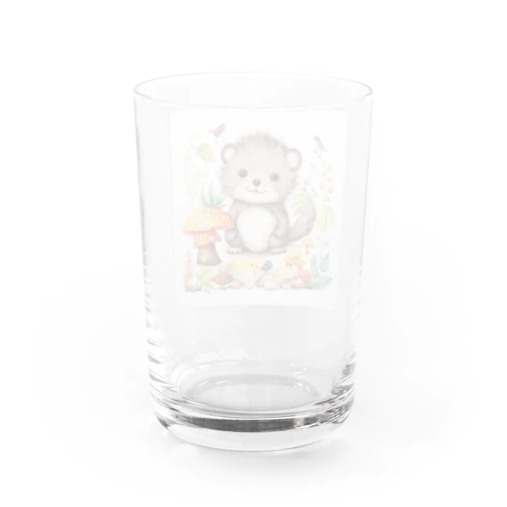 suzu-to-suzumeのくまたんっこ Water Glass :back