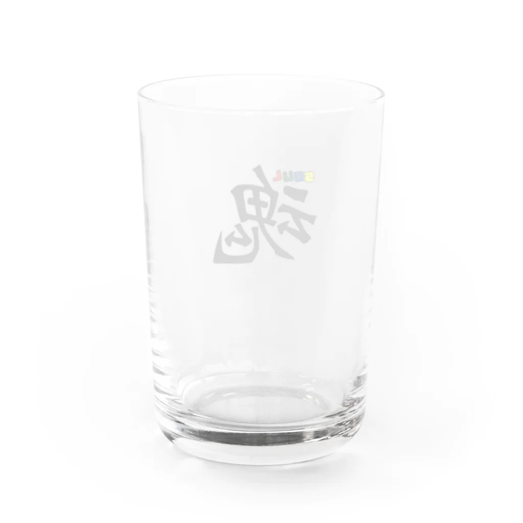 JAPAN name 🇯🇵の魂〜SOUL Water Glass :back