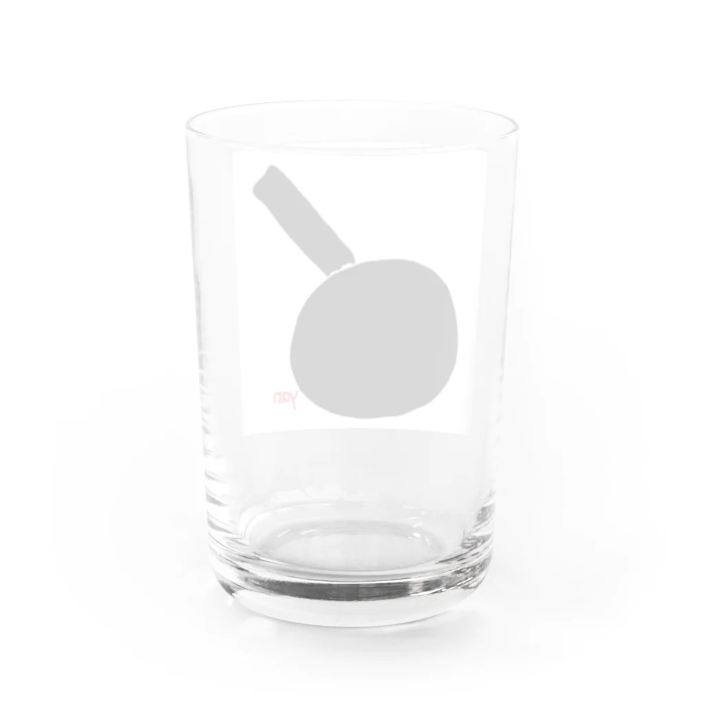 きまぐれ猫目屋のぺきんなべやん Water Glass :back