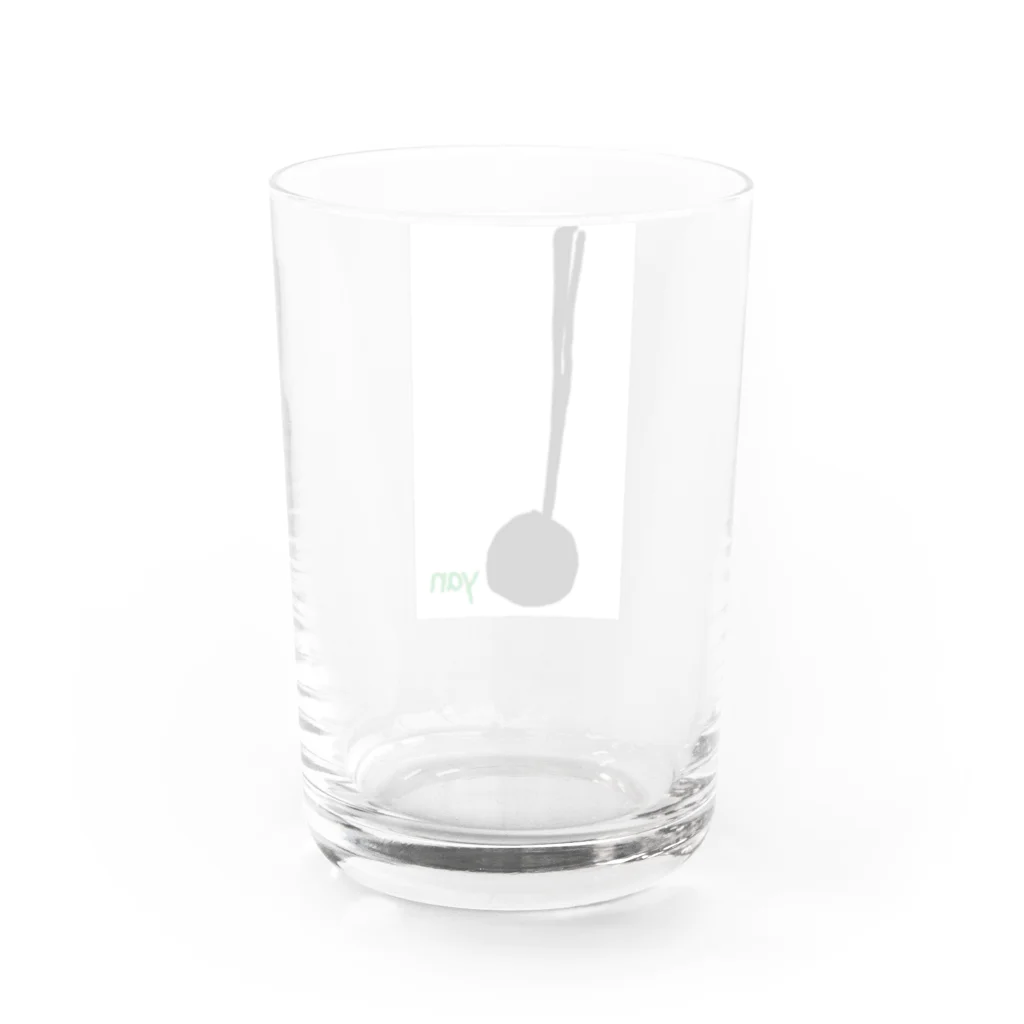 きまぐれ猫目屋のちゅうかおたまやん Water Glass :back