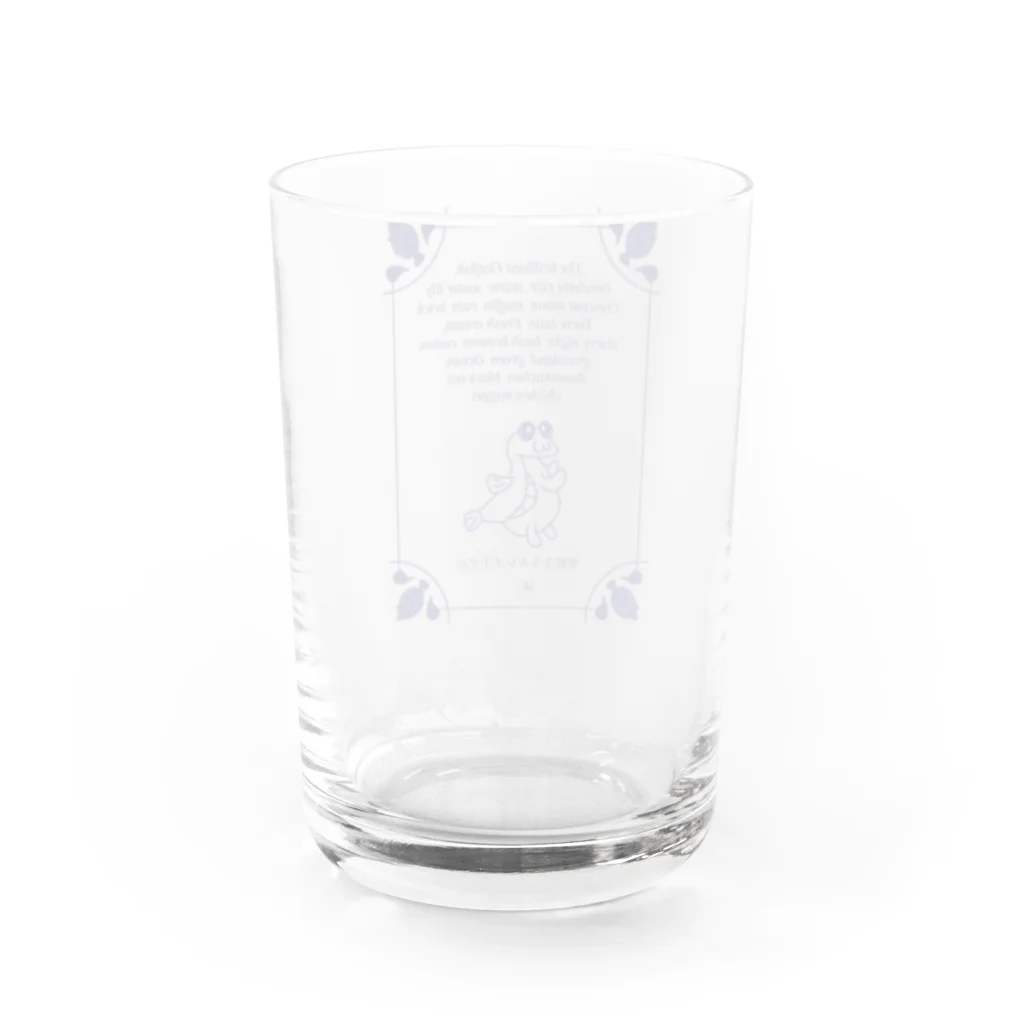 草原で走りたいのカレイ子さんの好きなもの Water Glass :back