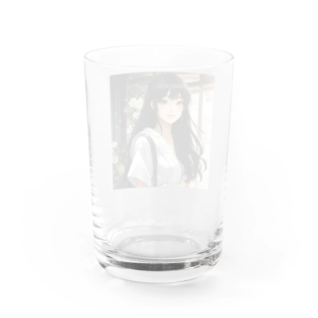 Japanese_IllustのAIChan Water Glass :back