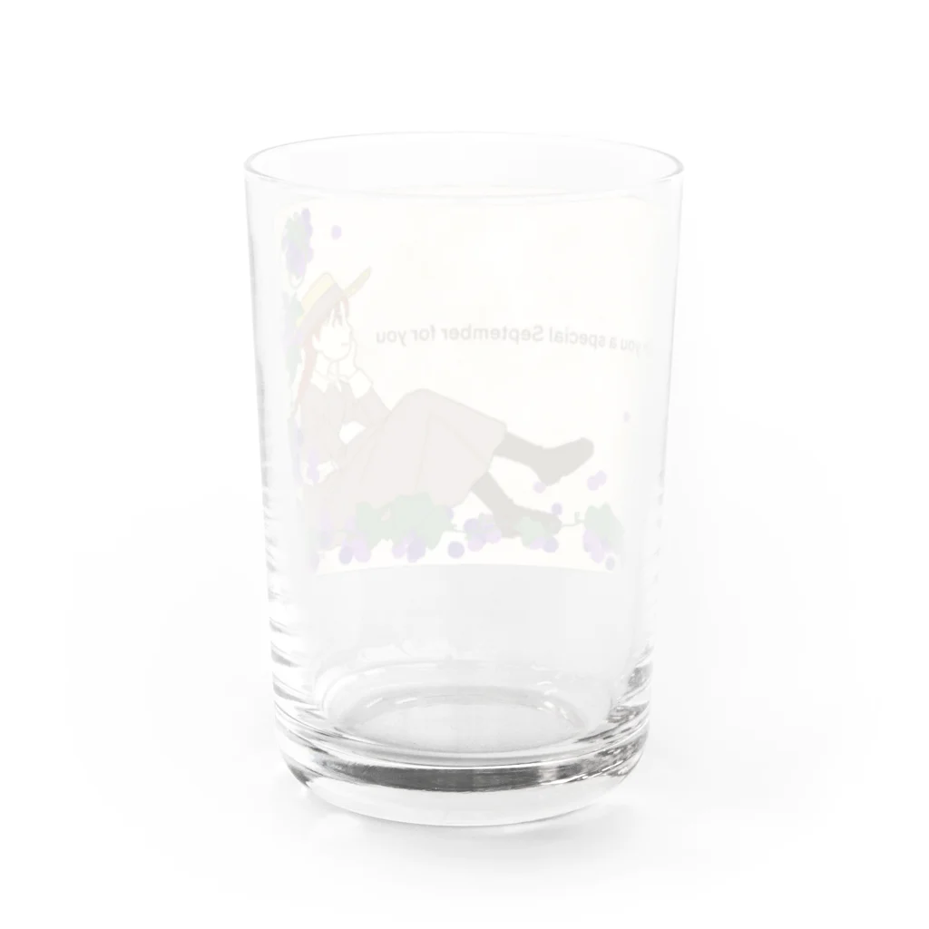 prakRiti_kaoRiの葡萄畑 Water Glass :back