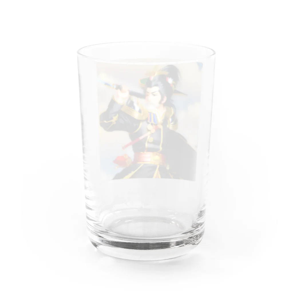 尿蛋白の戦国武将 Water Glass :back