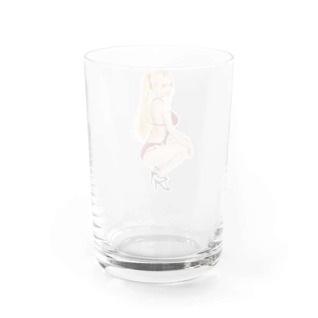 SANUKI UDON BASEのピンナップガール① Water Glass :back