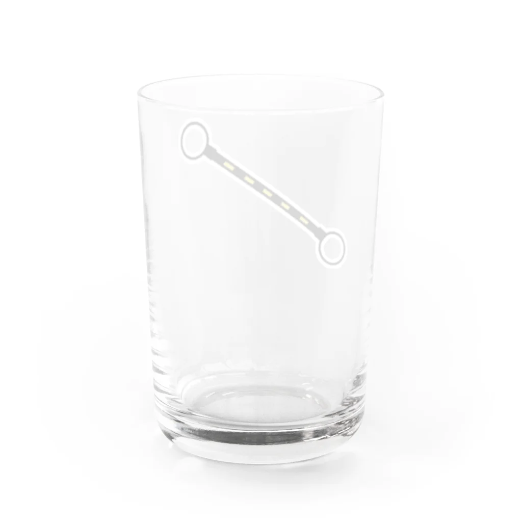 おそばのコーンバー Water Glass :back