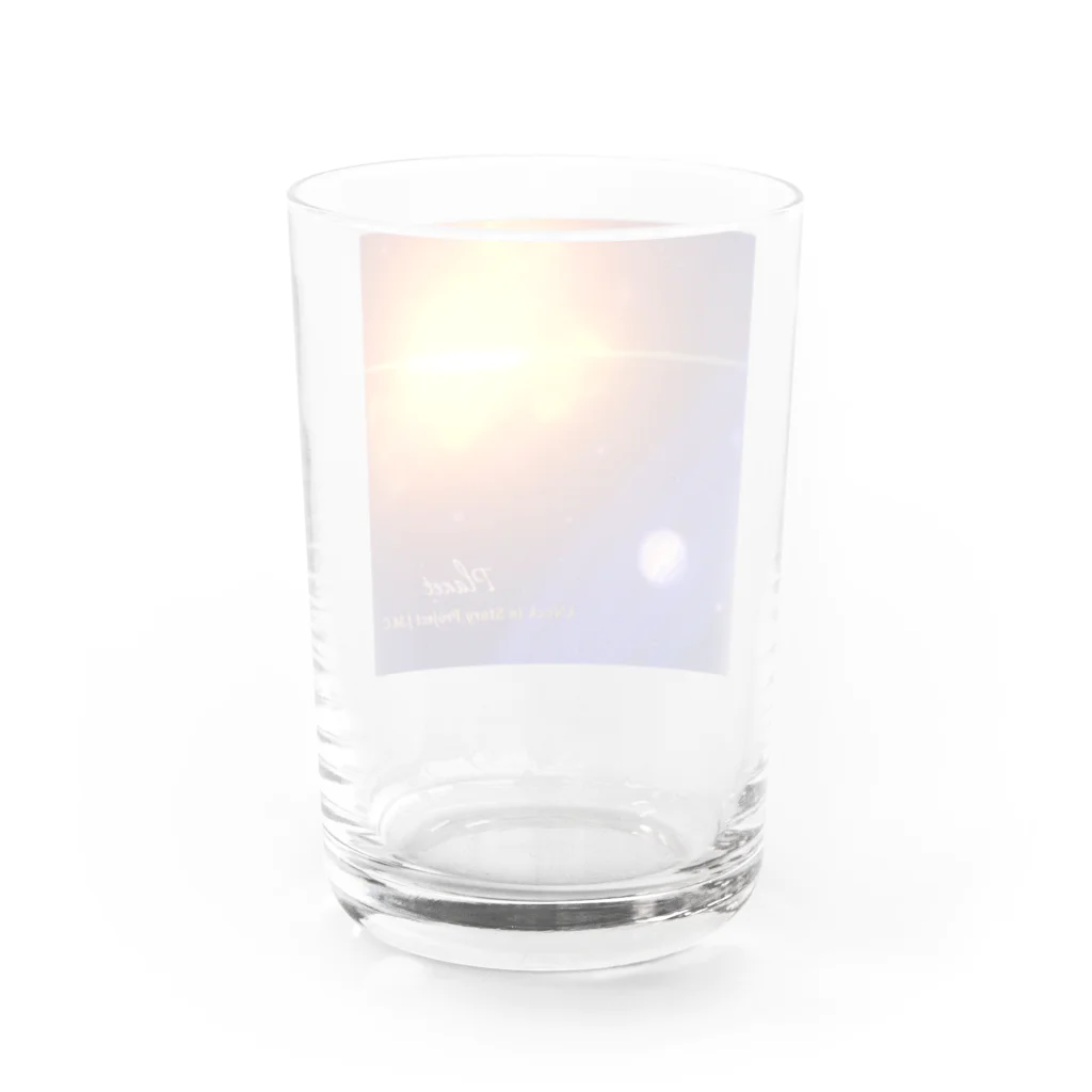 🌕朧月夜と紅茶時間☕️🫖のPlanet” Water Glass :back