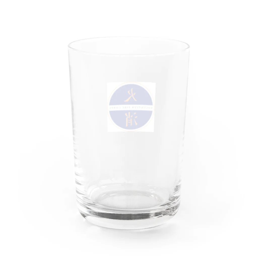 隣の越後屋の頑張れ消防団 Water Glass :back