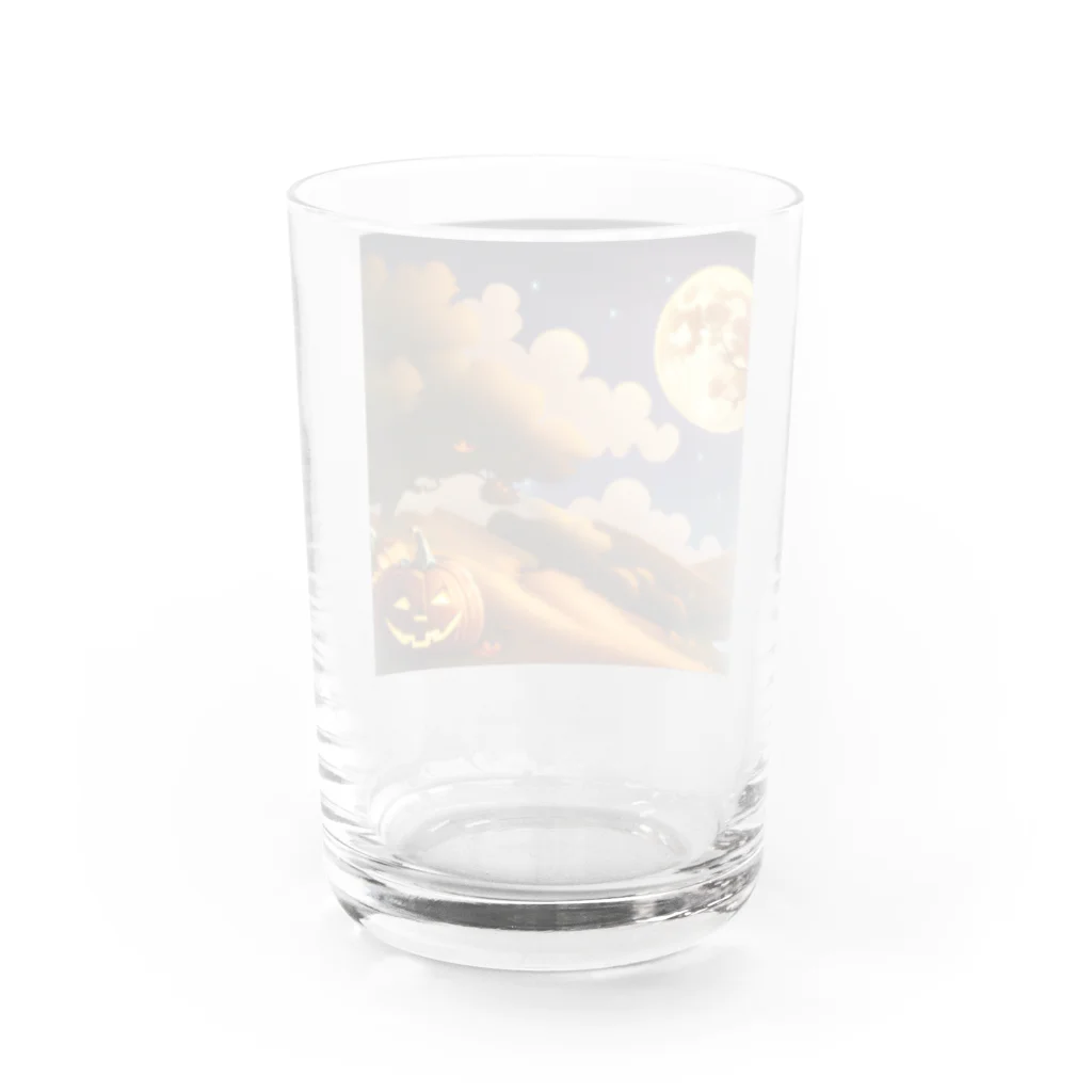 MESANのハロウィングッズ Water Glass :back