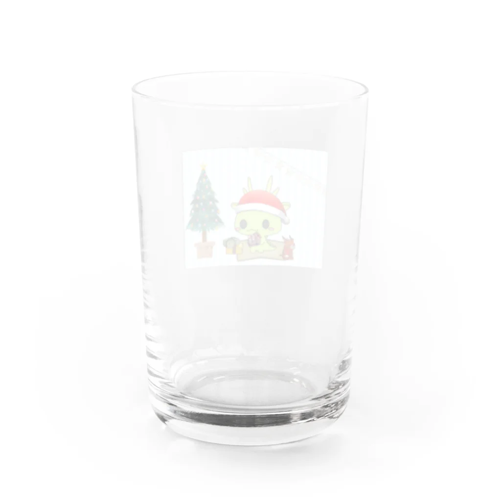 HI-KUN ART MUSEUM　　　　　　　　(ひーくんの美術館)のちびドラゴン Water Glass :back