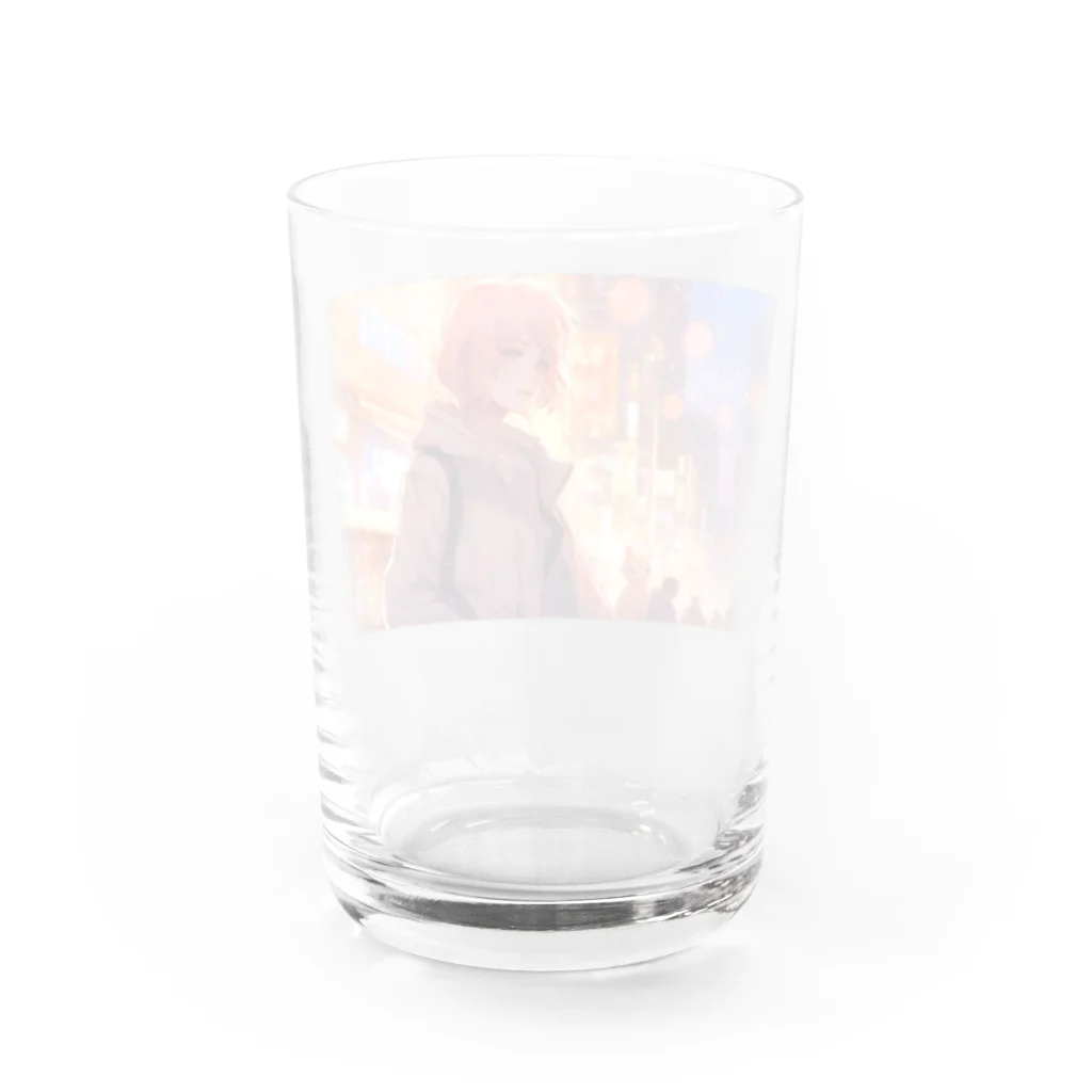 ドットアニメティーク の紗夢（さゆめ） Water Glass :back