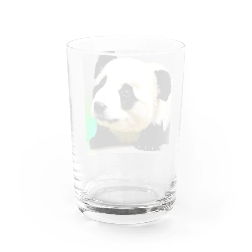 slowlife365のうるうるパンダ Water Glass :back