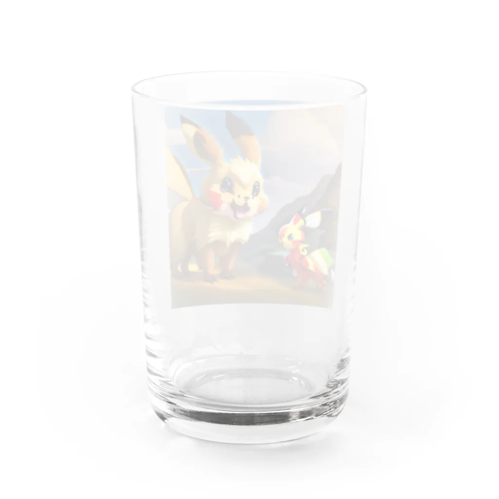 アートとデザインの魔法師けけの新種のポケモン Water Glass :back