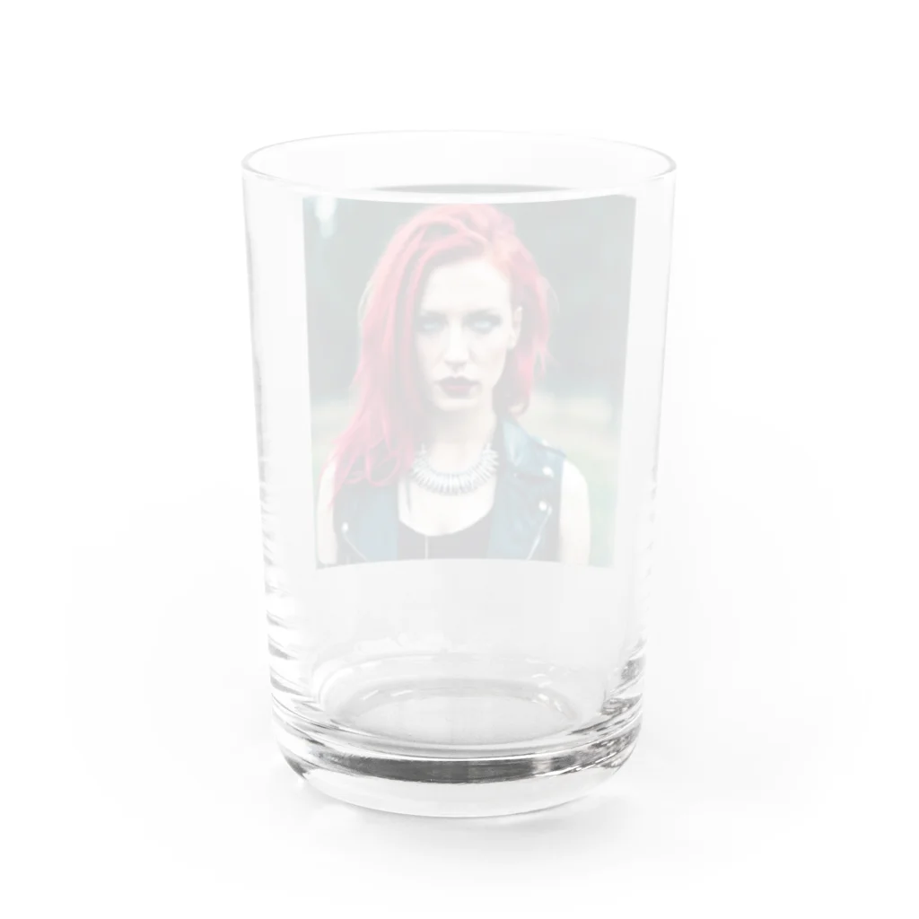 Stylishのパンクのヴィジョン Water Glass :back