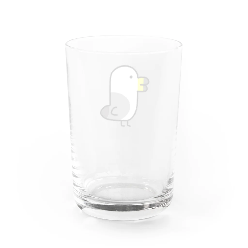 まついのゆるイラストショップのゆるうみねこ Water Glass :back