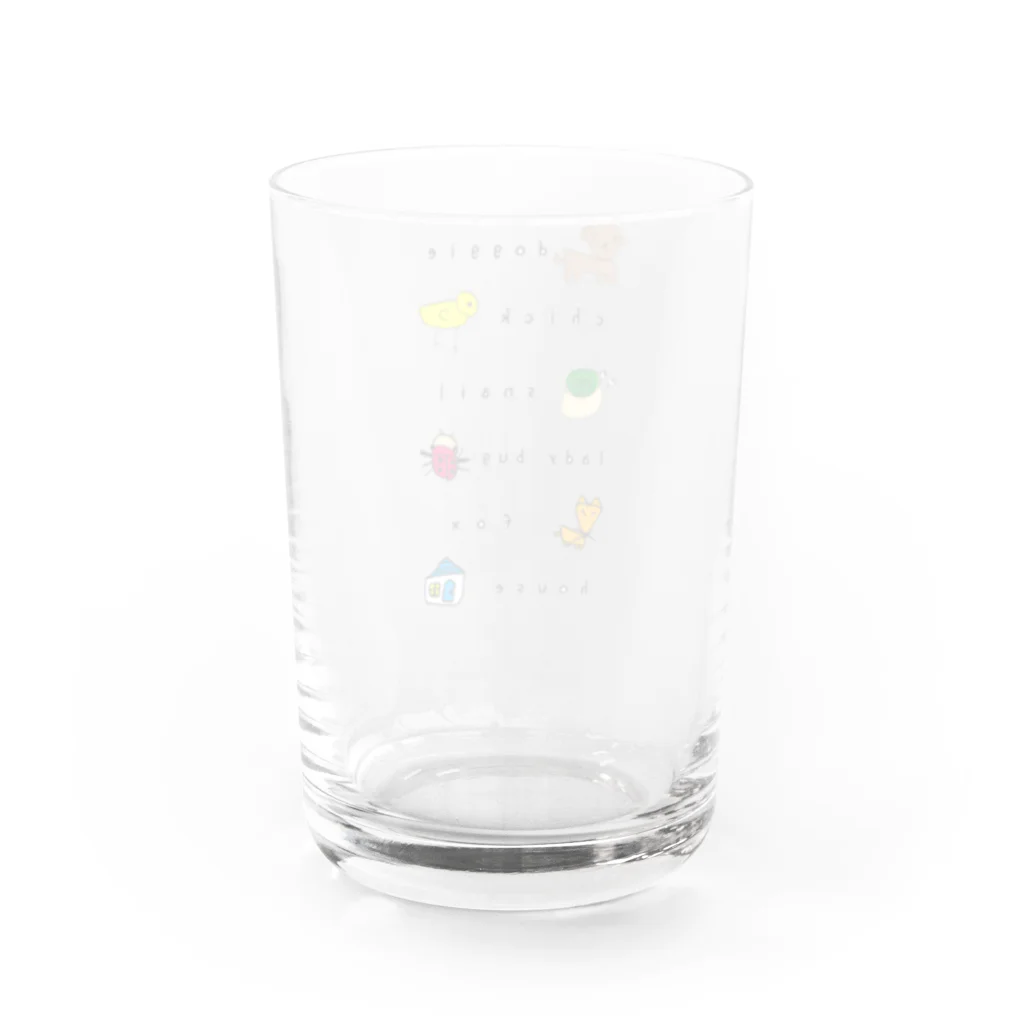 GEMOTのはじめてのおえかき Water Glass :back