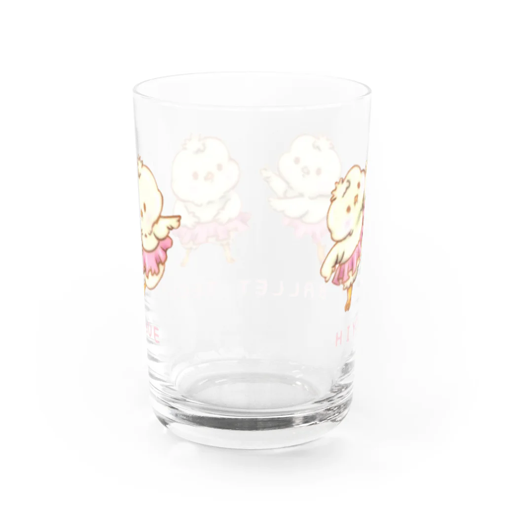 BabyBallerina🩰ONLINESHOPのひよこバレエテクニック Water Glass :back