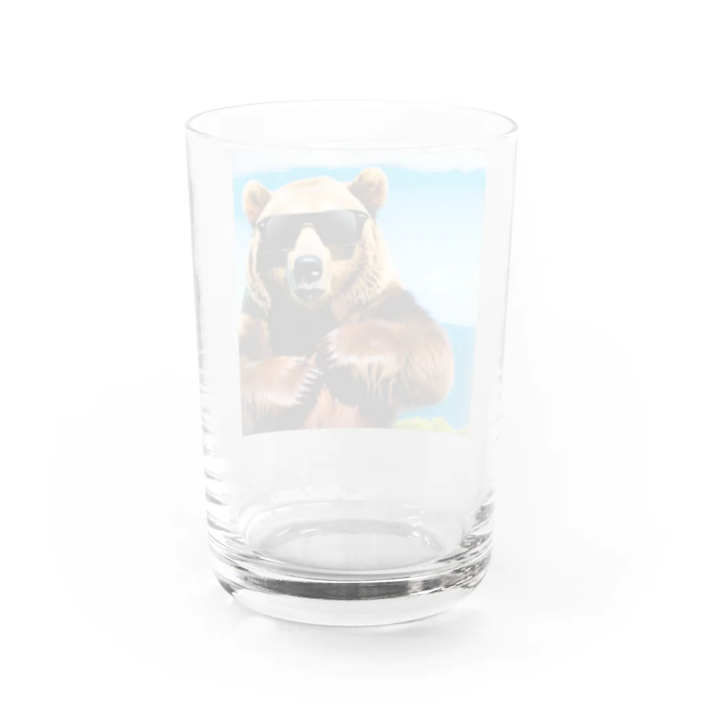 Maimのくま Water Glass :back