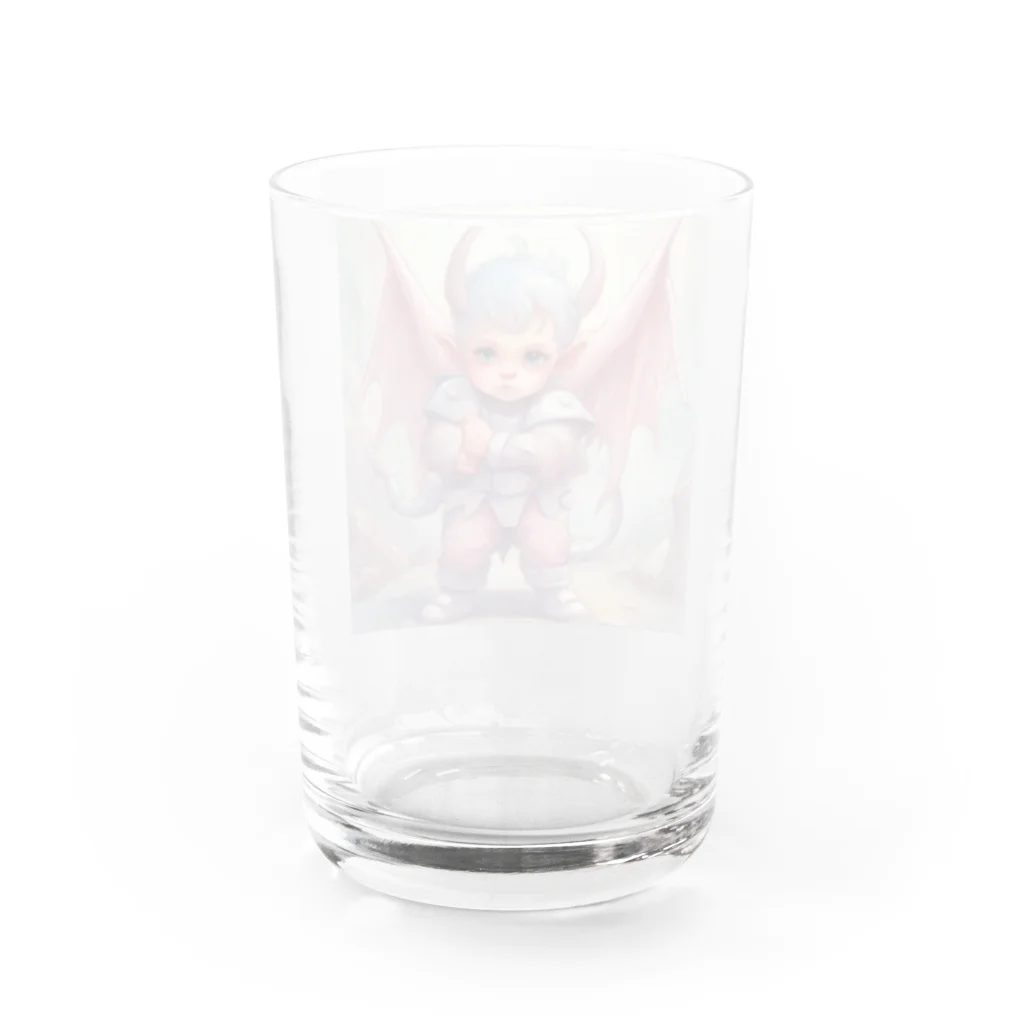 舞七里夜の魔界の子供 Water Glass :back